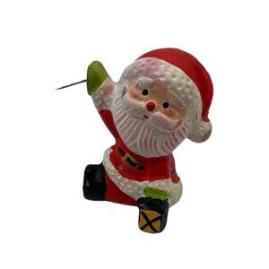 Vintage Inarco Santa Candle Climber Made in Japan Christmas Retro Holiday Decor